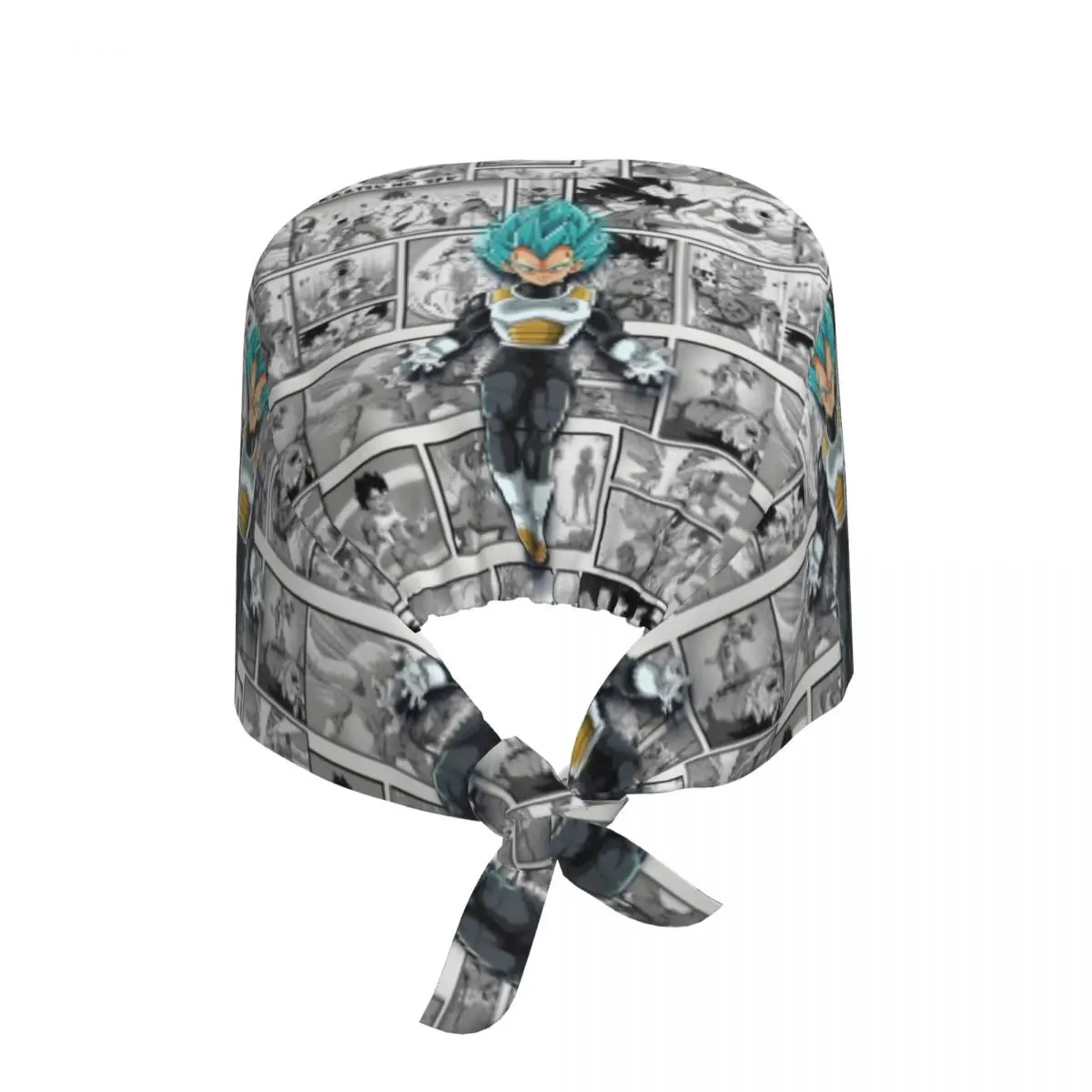 Custom Hot Vegeta Cartoon Comic Medisch Personeel Scrubs Hoed Mannen Vrouwen Manga Voor Chef Hoed Scrub Caps