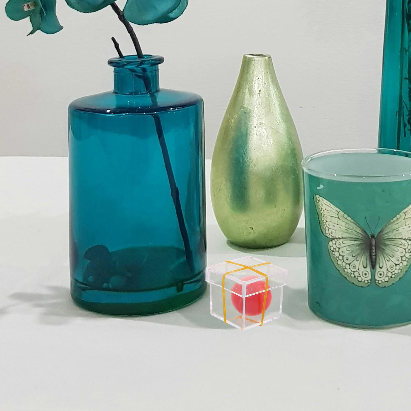 

10Sets Ball Penetrate Trick Props Performance Set Party Gathering Show Props Portable Compact Design Performance Ball Prop