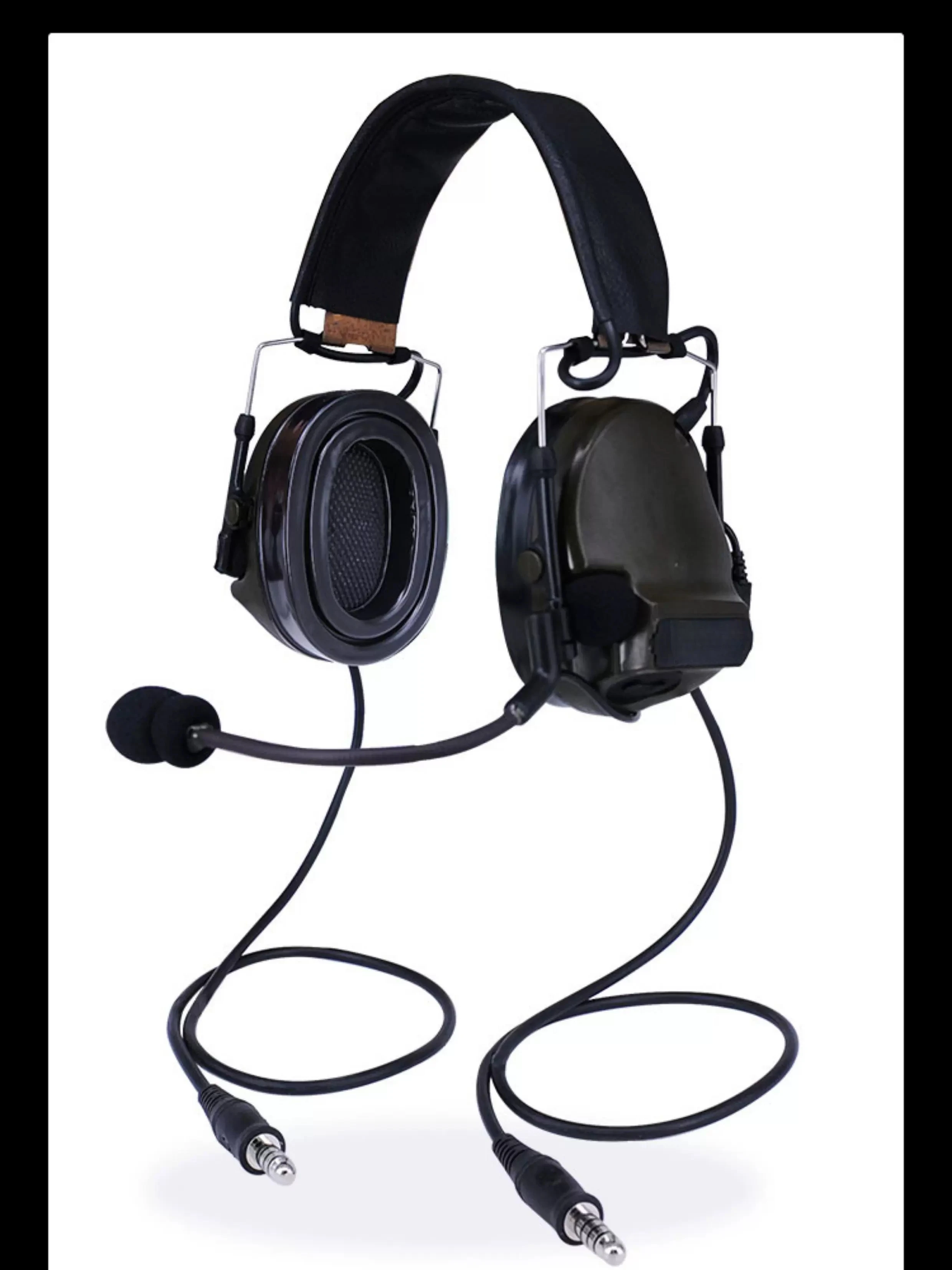 C3 Dual Channel Pickup Noise Reduction Tactical Communication Headset Shooting Hearing Protection Earmuffs