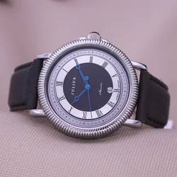 Auto Date Julius Homme Men's Watch Japan Quartz Hours Fashion Retro Clock Real Leather Boy Birthday Valentine Gift Box