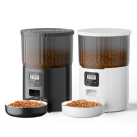 Smart Dog Cat Food Stainless Steel Bowls & Feeders  APP Control  Automatic Pet Feeder