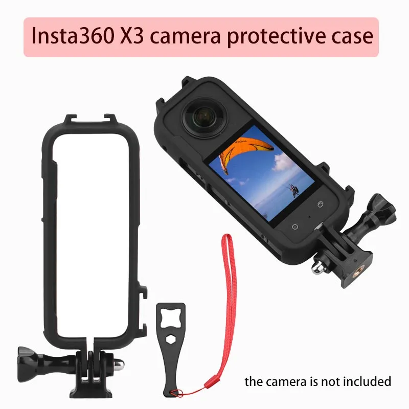 

Чехол для экшн-камеры Insta360 X3 Rabbit Frame, аксессуары для корпуса, всесторонний защитный чехол, защита от царапин