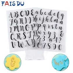 Stamps for Cookies Letters Cake Sweet Letters Stamp Decorating Tools Fondant Embossing DIY Alphabet Cutter Pastry Accessories