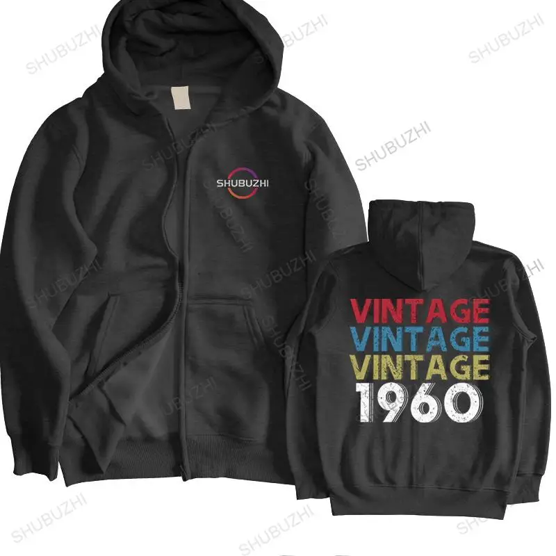 

Retro Vintage 1960 jacket for Men Pre-shrunk Cotton Awesome hoody 62 Years Old 62th Birthday Gift sweatshirt Cloth euro size