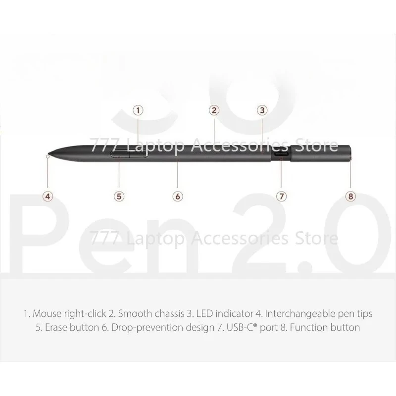 

НОВИНКА: Емкостный стилус-карандаш для ASUS Pen 2.0 SA203H, Windows Microsoft, черный, 99% новый