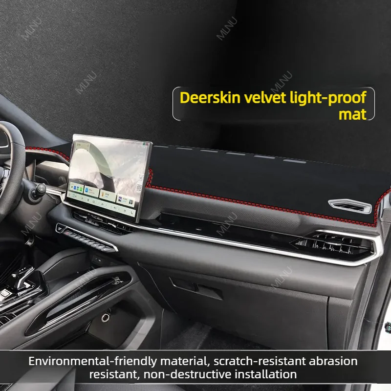 Dash Mat For Geely New Coolray BelGee X50+ 2026 2025 Accessories Suede Anti-Glare UV-Proof Heat-Insulating Wear-Resistant Soft