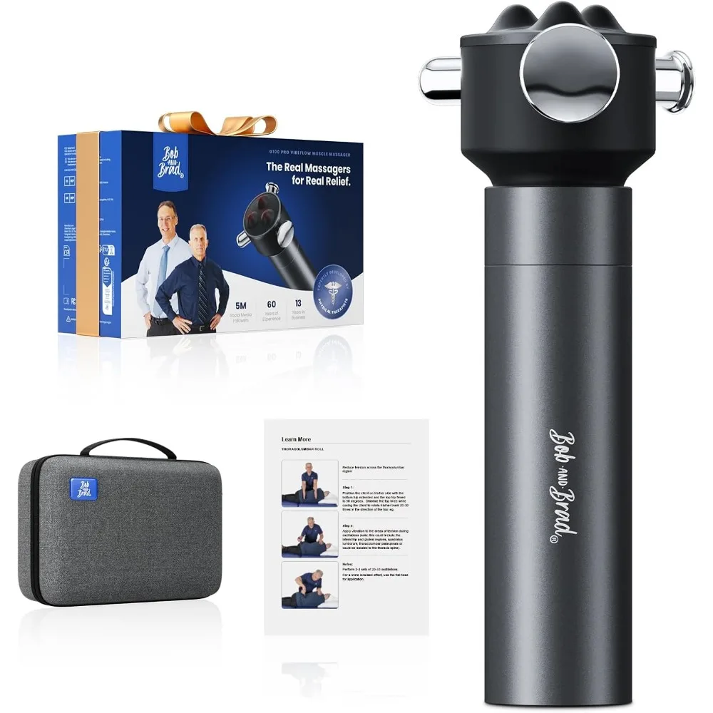 

VibeFlow Vibration Therapy Massager, FSA HSA Eligible, 116Hz Muscle Massage Gun Deep Tissue for Pain Relief, Portable Handheld