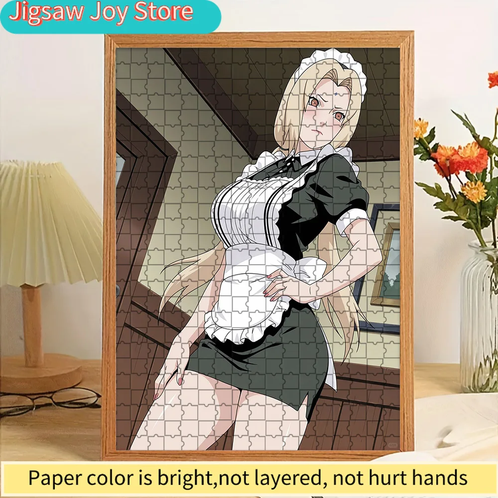 

Anime Tsunade In Maid Outfit Character Scene Paper Puzzle, Premium High Definition Vivid Print, Smooth Burr-Free Interlocking Pi