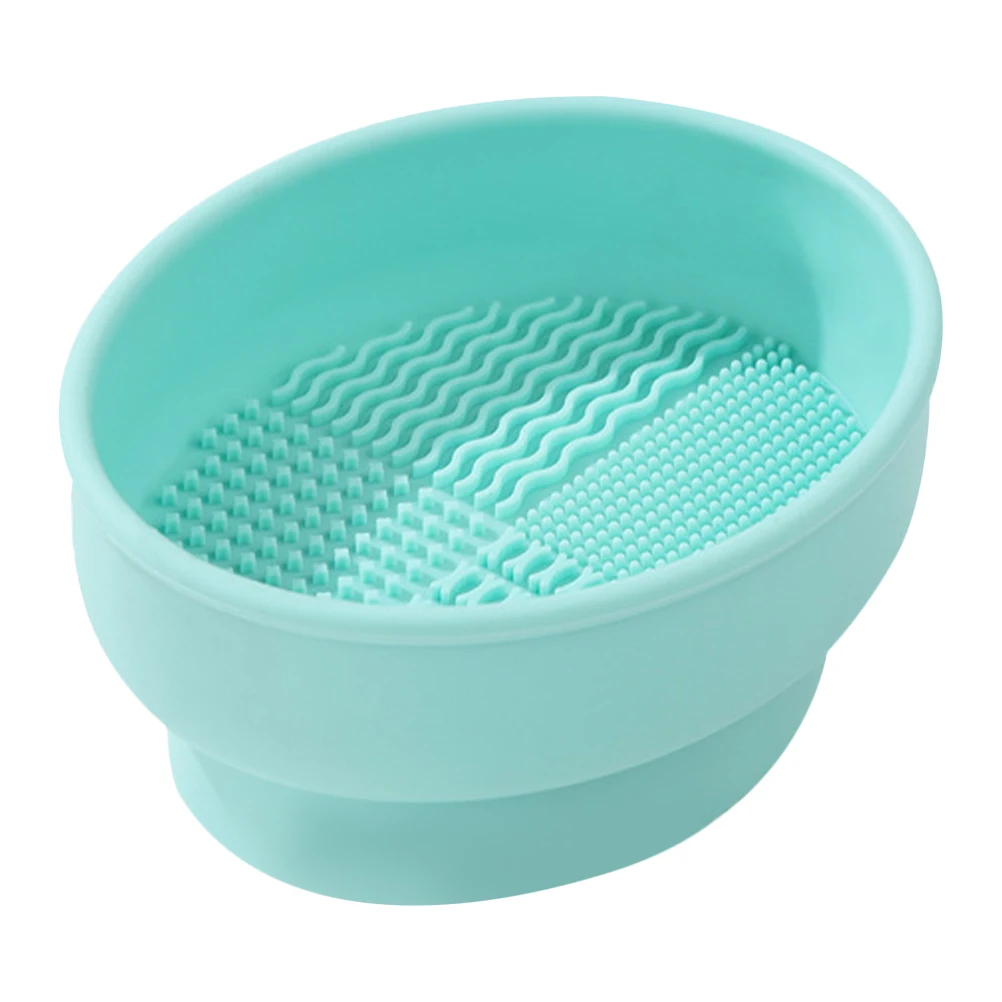 

Makeup Brush Cleaning Bowl Drying Stand Dryer Rack Cleaner Brushes Mat Cleaners