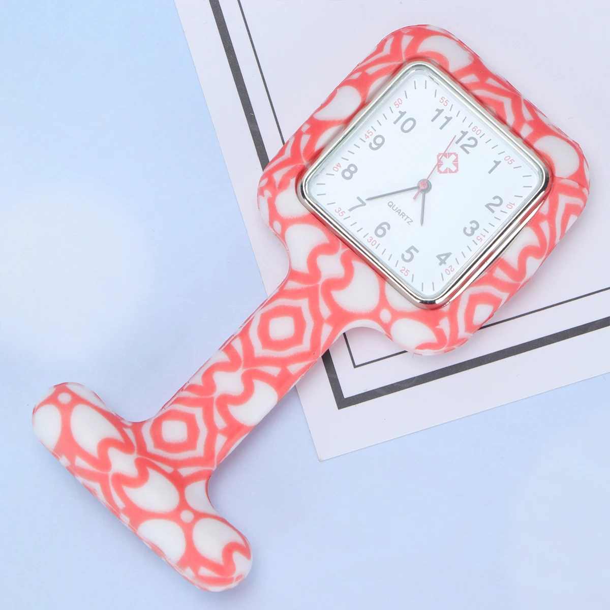 

for Woman Silicone Nurse Table Accessories Work Printed Watch Hanging Waterproof Women