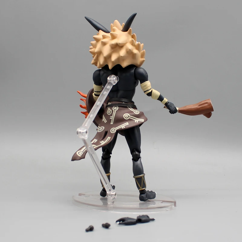 18cm Genshin Impact Wooden Shield Hilichurl Anime Figure Modle Animation Pvc Style Modle Statue Decoration  Collectiable Gifts