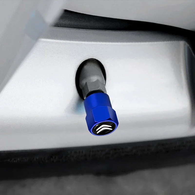 4 قطعة سيارة صمام الجذعية قبعات غطاء مقاوم للماء اكسسوارات السيارات لسيتروين بيرلينجو كسارا بيكاس تصفيف السيارة C2 C3 C4 C5 X7