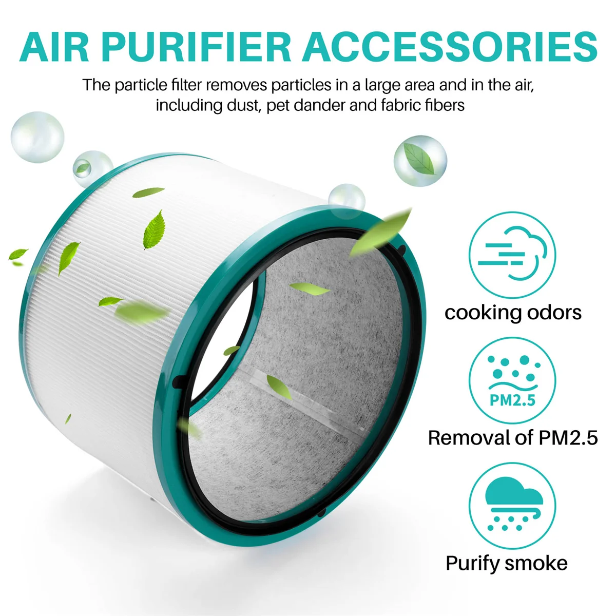 Air Purifier Filter Replacement for Dyson HP00 HP01 HP02 HP03 DP01 DP03 Desk Purifiers Compatible with Part 968125-03 HOT