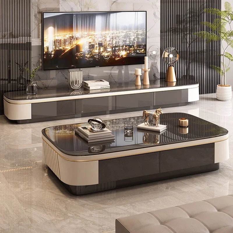 Narrow Italian Tv Cabinet Custom Natural Classic Black Floor Tv Stands Unique Vintage Saving Mueble Televisor Furniture For Home