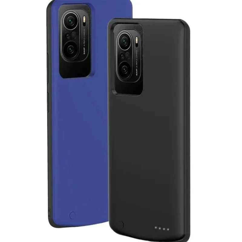 

Battery Charger Case for Xiaomi K40/pro Charging Cases Portable Silm Silicone Shockproof External Power Bank Phone Case 10000mAh