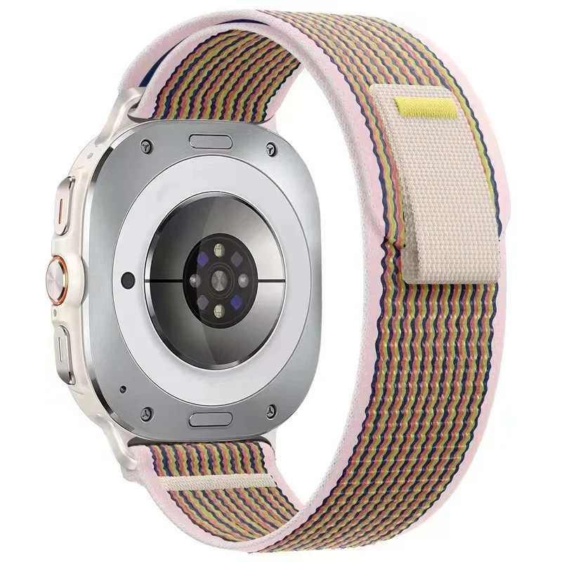 Wilddiameter pulseira de nylon com fivela, pulseira de relógio para Samsung Galaxy Watch 7 Ultra 47mm Watch8 Ultra2 47mm