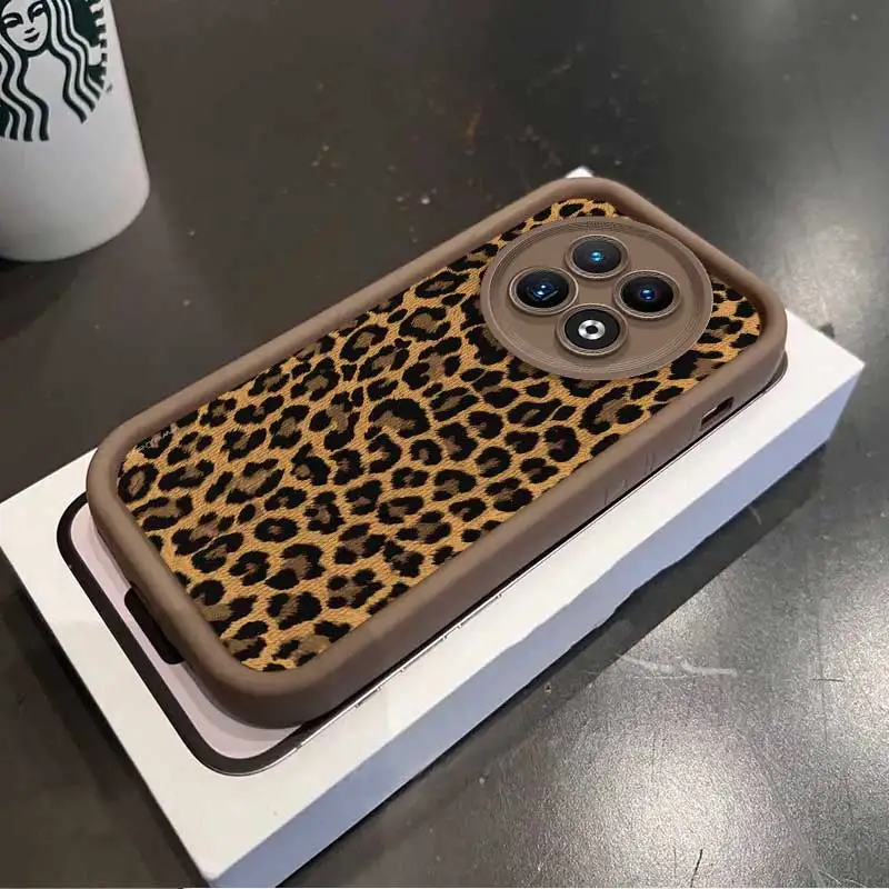 Realme12 Leopard Elegance Sky Eye Ladder Phone Case For Realme 11 10 9i 9Pro 9i 9ProPlus 9 8i 8 8Pro 7i 7Pro 7 6 5 Cover