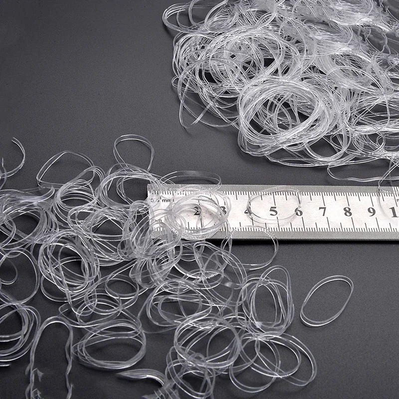 High Quanlity Clear TPU Elastic Bands Transparent Rubber Stretchable Sturdy O Rings Perimeter 20-560mm Width 1-10mm