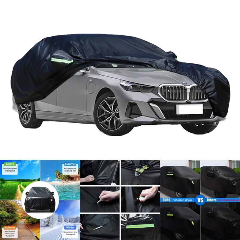

For BMW I5 All-Weather Car Covers 6-in-1 Waterproof Dustproof UV Proof Snowproof Scratch Resistant Protection