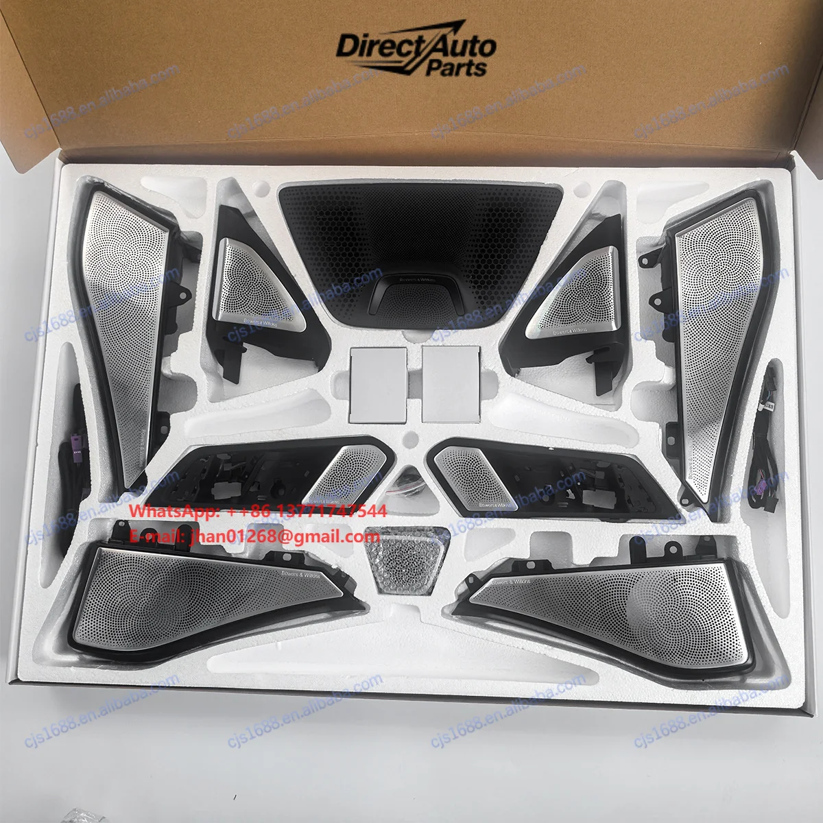 Automobile Illuminated Horn Cover Plate Speaker Cover with Ambient Light for X6 Series G06 Car Accessories Speaker Upgrade
