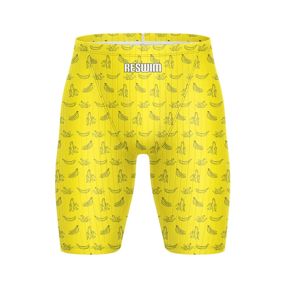 2025 Men's Printing Swim Jammer Swimsuit Beach Tights Shorts Swimming Trunks Summer Swimwear Chlorine Resistant Surf Pantalones