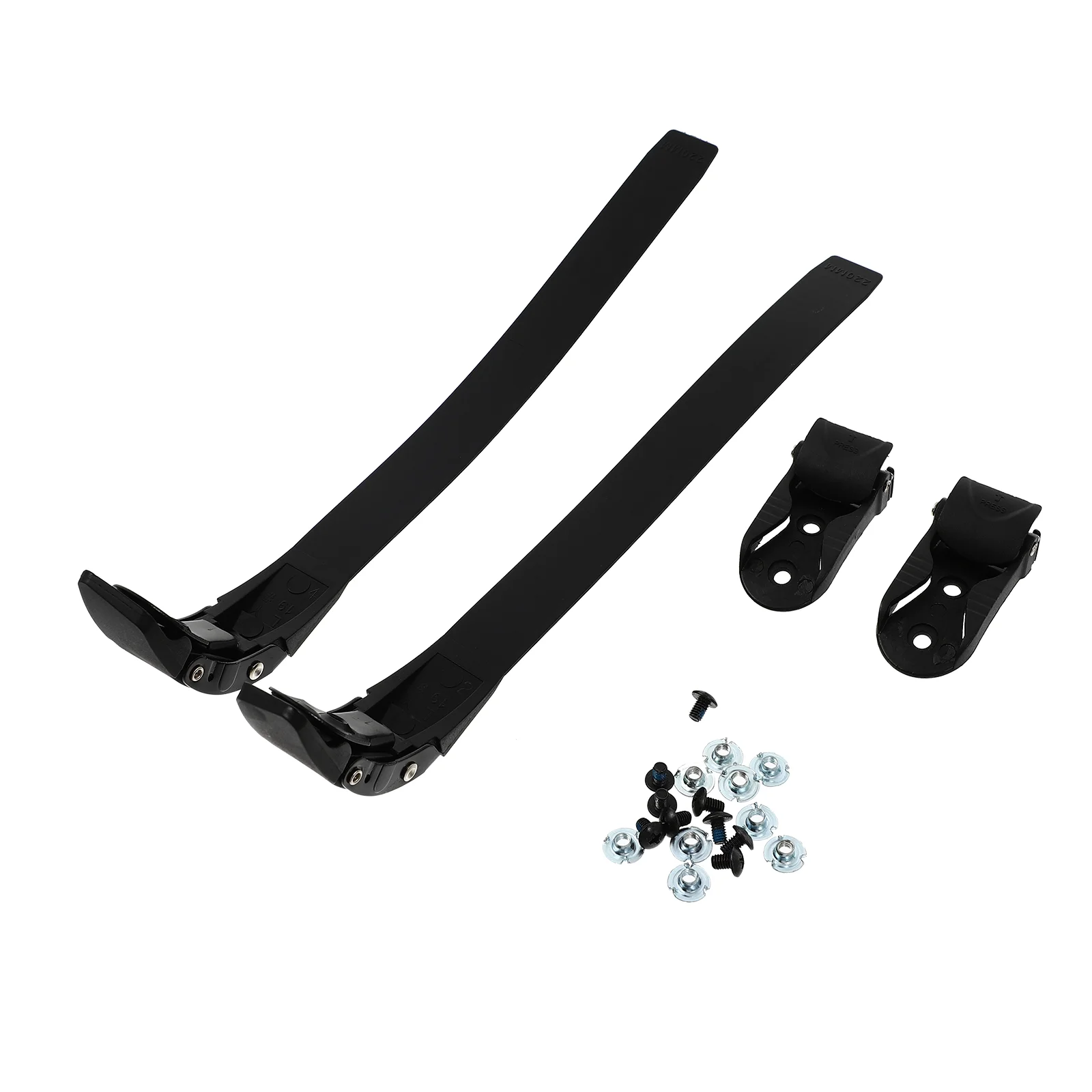 2 Set Lacci per pattini Pattini a rotelle Cinghie energetiche Cinture Asse Scarpe da pattinaggio Parti di stivali in PVC