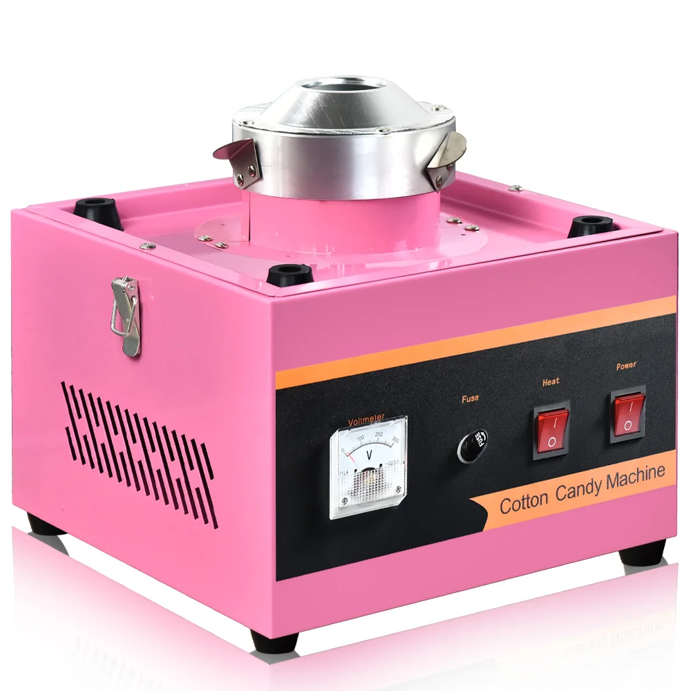 HPH2O Commercia Electric Cotton Candy Machine Maker Automatic Marshmallow Fancy Candyfloss Sugarfloss Machine Suger Cotton Maker