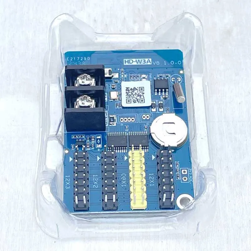 LED Display Screen HD-W3A Single Color LED Panel Mobile Phone WiFi Control Card Pixel Display HUB08 HUB12 USB Port