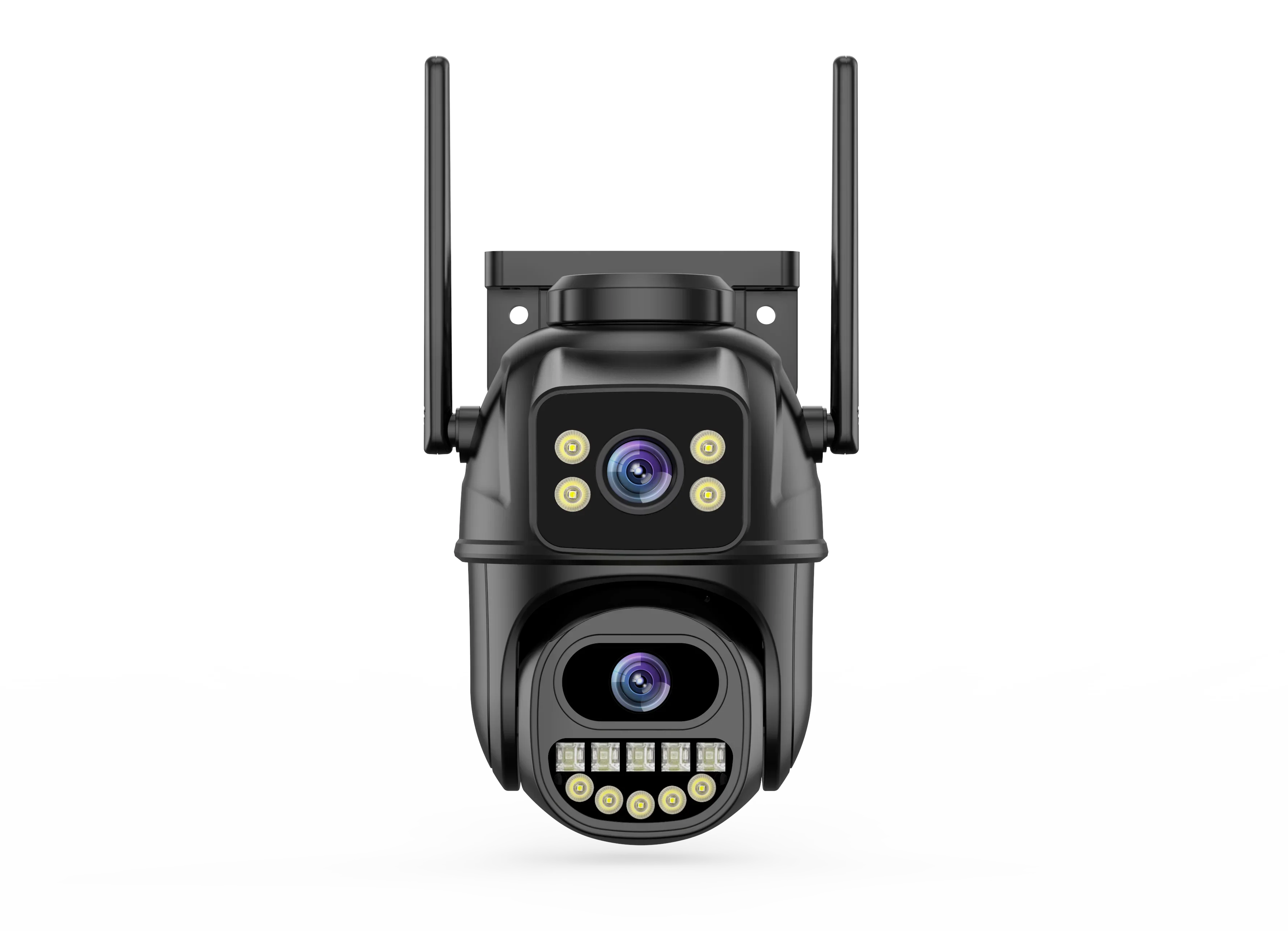 4K 8MP HD Wifi PTZ Camera Outdoor 4MP Dual Lens Dual Screen AI Auto Tracking IP Camera CCTV Audio Video Surveillance P2P iCSee