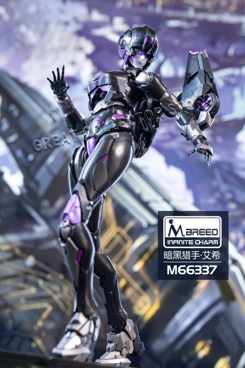 【在庫あり】m-breed-transformation-m66337-charmaine-m-darkened-skye-arcee-ko-riobot-組み立て式アクションフィギュア-箱付き