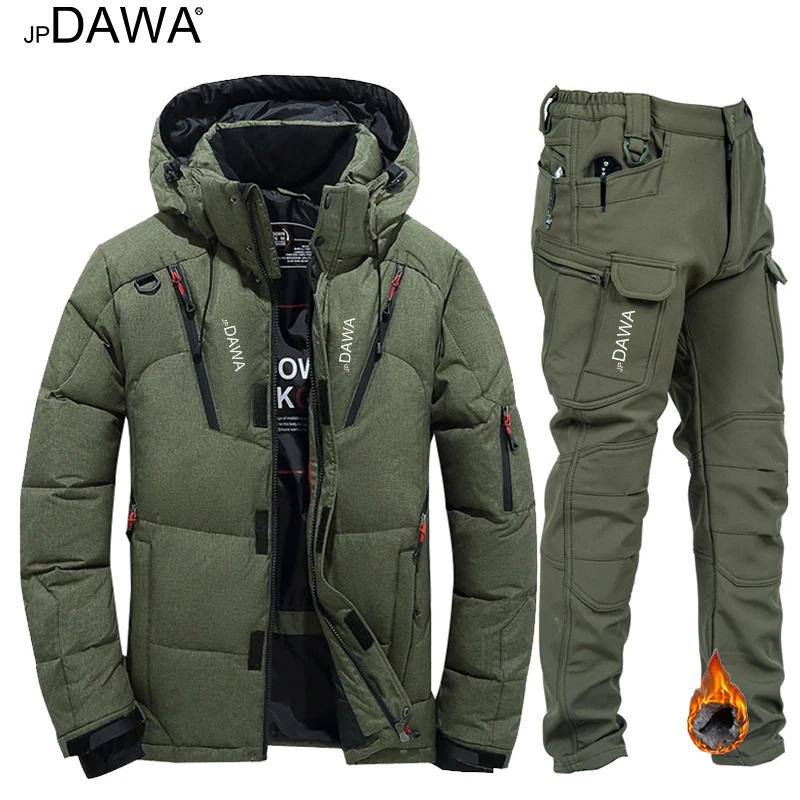 Winter jas broek set waterdicht winddicht outdoor skiën jas kleding