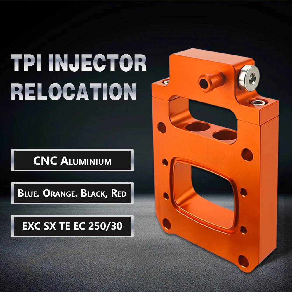 

For Husqvarna TE300i TE250i For GasGas EC300 TPI Fuel Injector Relocation Block Kit For EXC 300 TPi EXC 250 300 XCW TPi Six Days