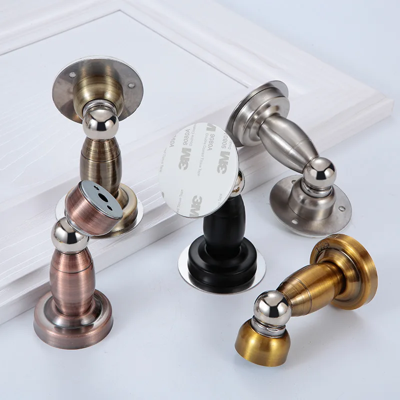 

Дверная всалка из нержавеющей стали без перфорации, многоцветная сильная магнитная настенная всасывающая дверная всаска в форме оливкового цвета, предотвращающая столкновения