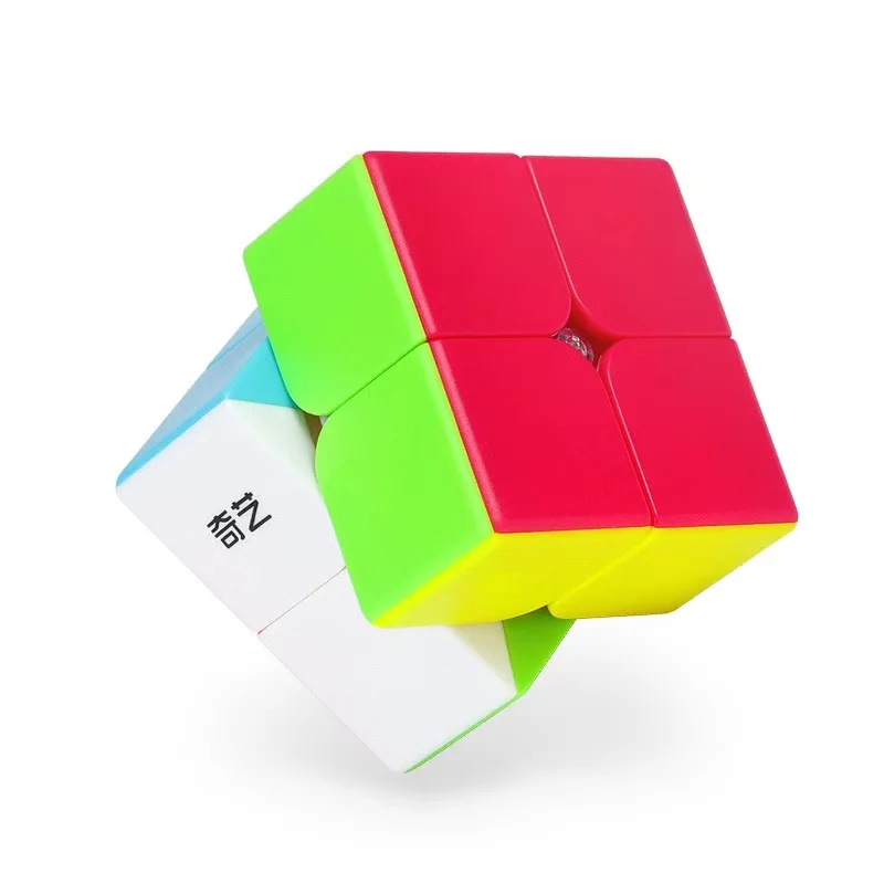 QIYI 2x2 Cube magique professionnel Puzzle de vitesse 2 × 2 enfants jouet livraison gratuite enfants jouets éducatifs Cube magnétique jouet éducatif