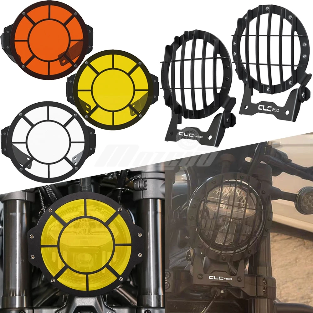 

Headlight Guard Grill FOR CFMOTO CF Moto 250CL-C 250CLC 250 CL-C CLC 250 CL C CL-C250 2024 2025 2026 Head Lights Cover Protector