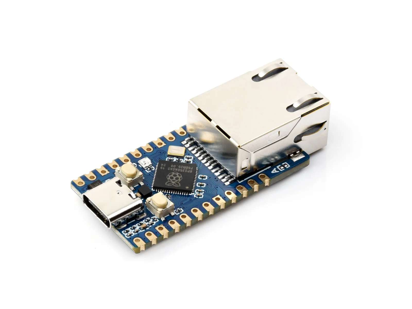 RP2350-ETH,RP2350 Ethernet Port Module, Raspberry Pi Microcontroller Development Board,Dual-Core/Architecture Microcontroller