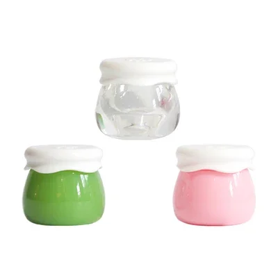 

3 Color Mini Cosmetic Cream Box Portable Travel Refillable Bottles Acrylic Medical Plastics High Quality Empty Cosmetic Jar Pots