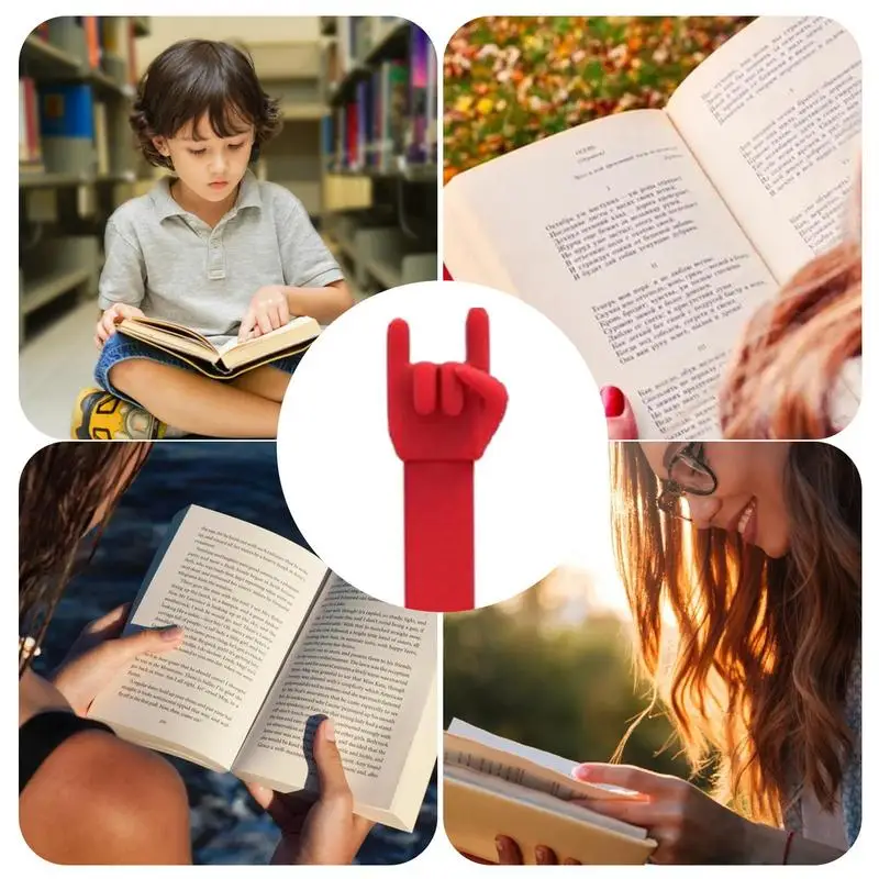 Cute Page Holder Portable Lovely 3D Cartoon Bookmark For Reading Women Reading Bookmarks Multifunctional Beautiful Silicone Book