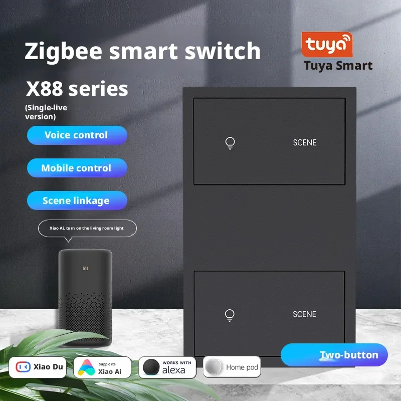 Tuya Zigbee Versi Standar AS S - Tuya Smart Switch ulasan dan harga