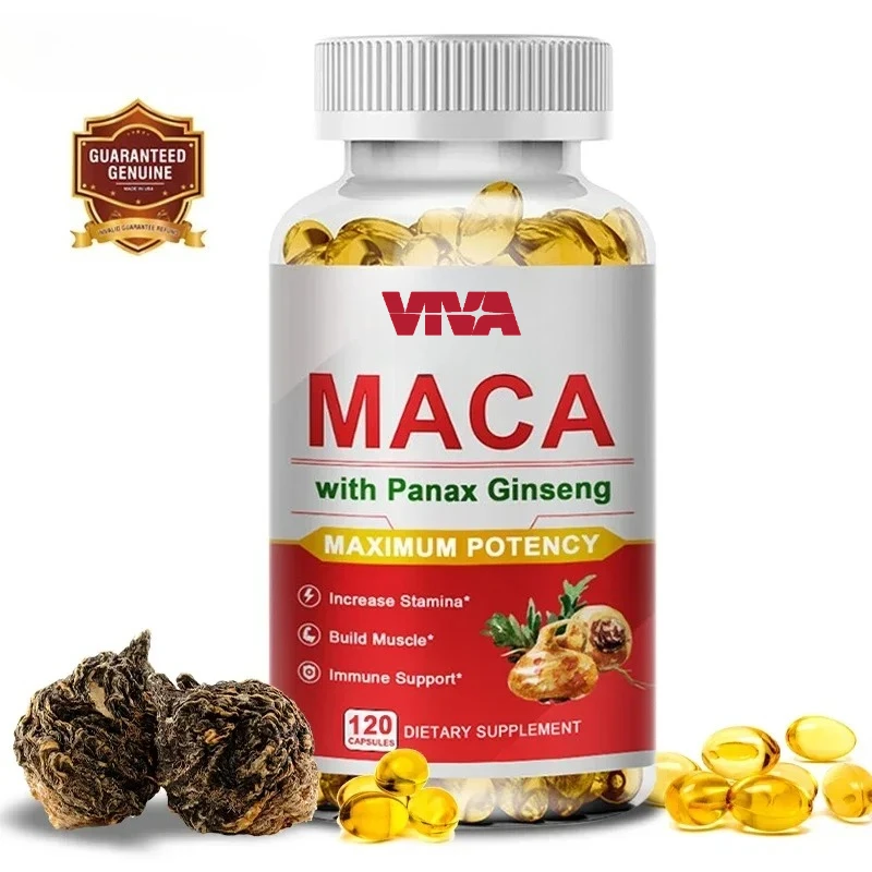 Maca Capsules - Enhance Energy, Improve Athletic Performance, Endurance, and Maintain Health