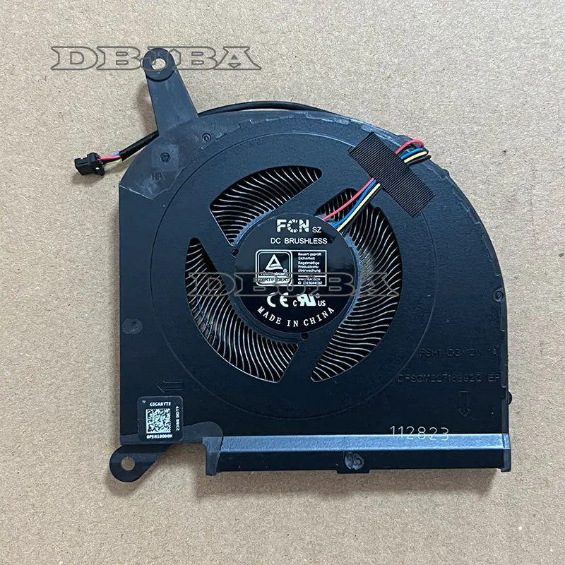 

Вентилятор охлаждения графического процессора ноутбука для Gigabyte DFSCM22716392Q FSH1 DFSCM22716392Q-FSH1 0FSH10000H 12 В 1 А