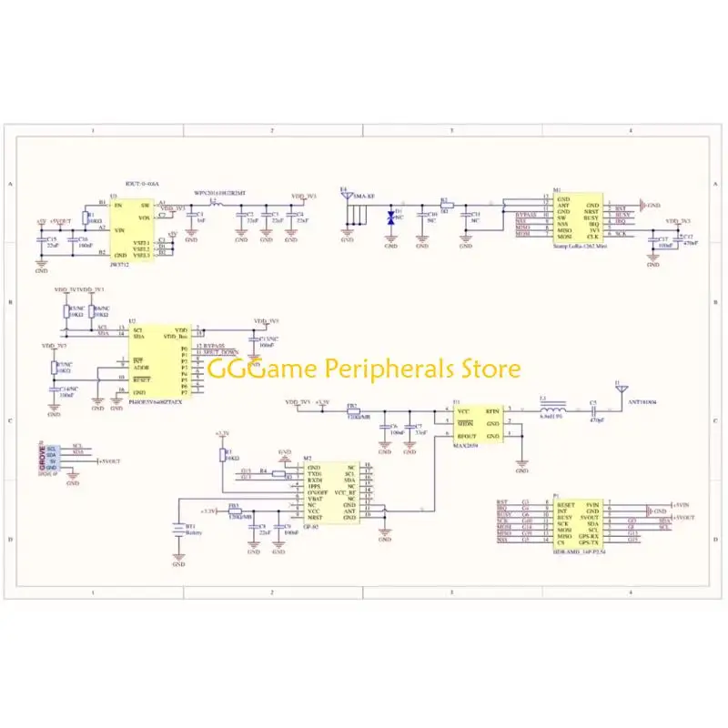 U55B Multiple System GNSS Positioning Module Combined With Wireless Communication