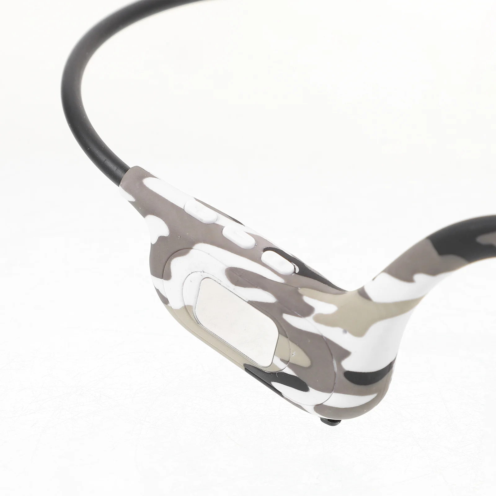 

1 Pair Wireless Bone Conduction Headphones Digital Display Ear Hook Sports Earbuds For Running Outdoor Fitness Stereo Sound Long