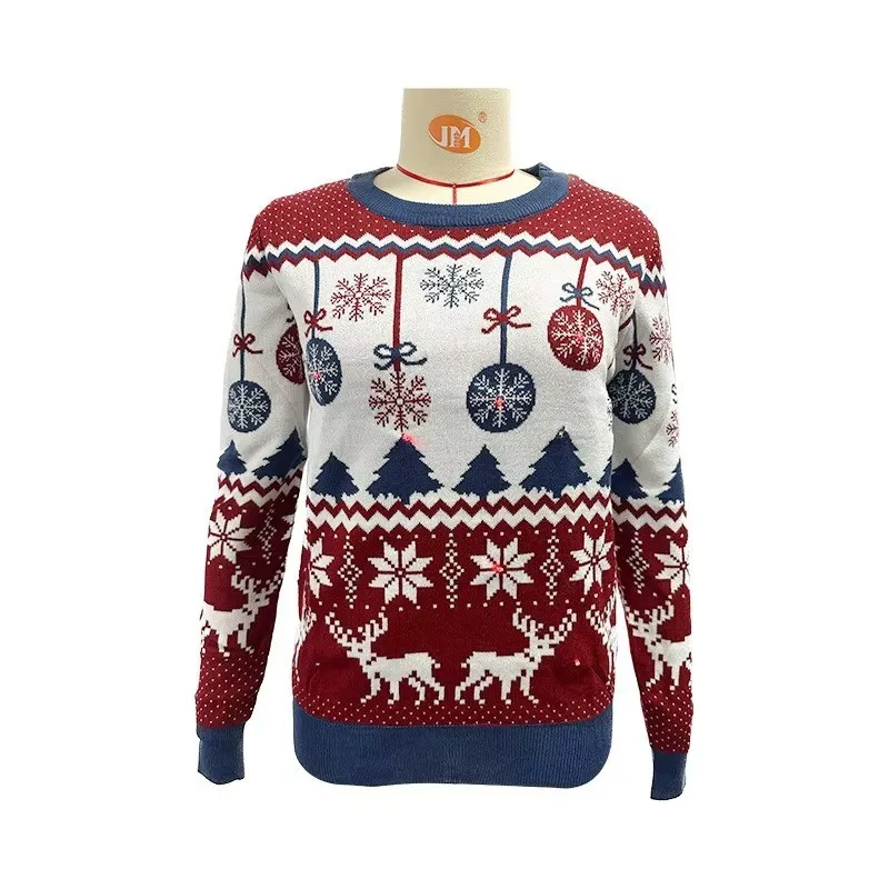 

Funny Santa Claus Pattern Ugly Christmas Sweater Men's Fashionable Autumn and Winter 3D Printed Sweatshirt Casual Loose Pullover