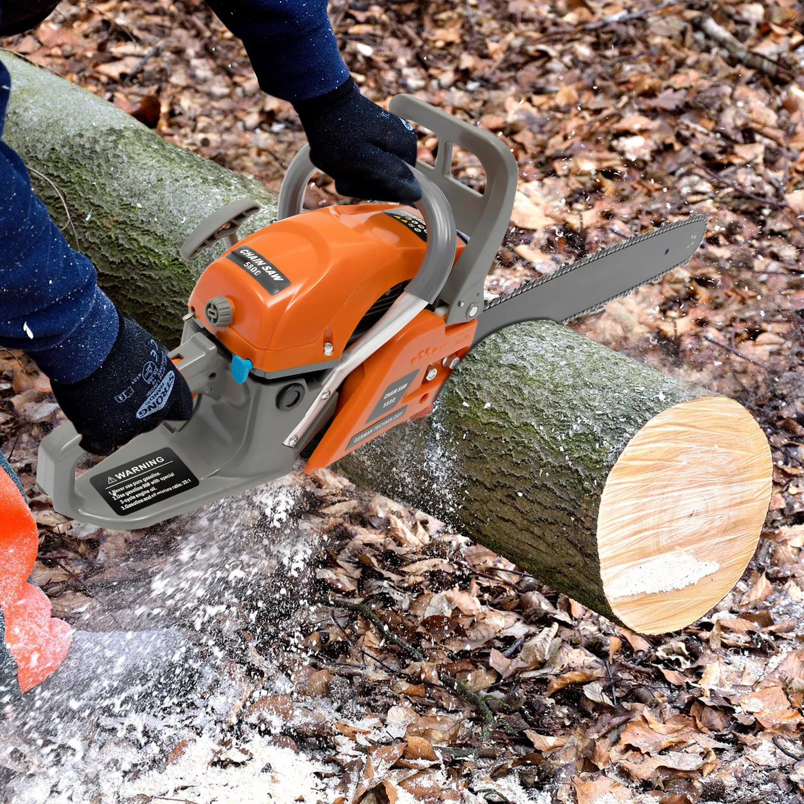 

2 Stroke 58CC 20 Inch Handed Petrol Gasoline Chain Saw for Cutting Wood