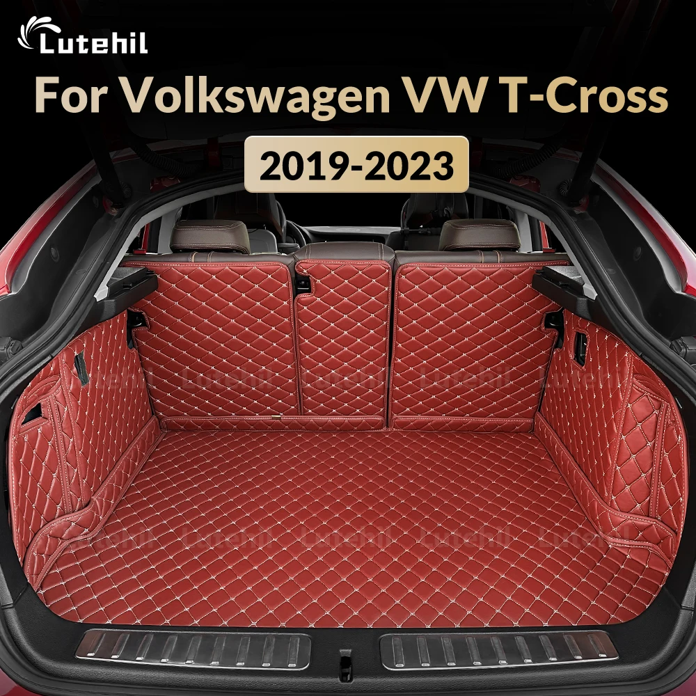 

For Volkswagen（VW） T-Cross 2019-2023 22 21 20 Auto Full Coverage Trunk Mat Car Protective Pad Cargo Liner Interior Accessories