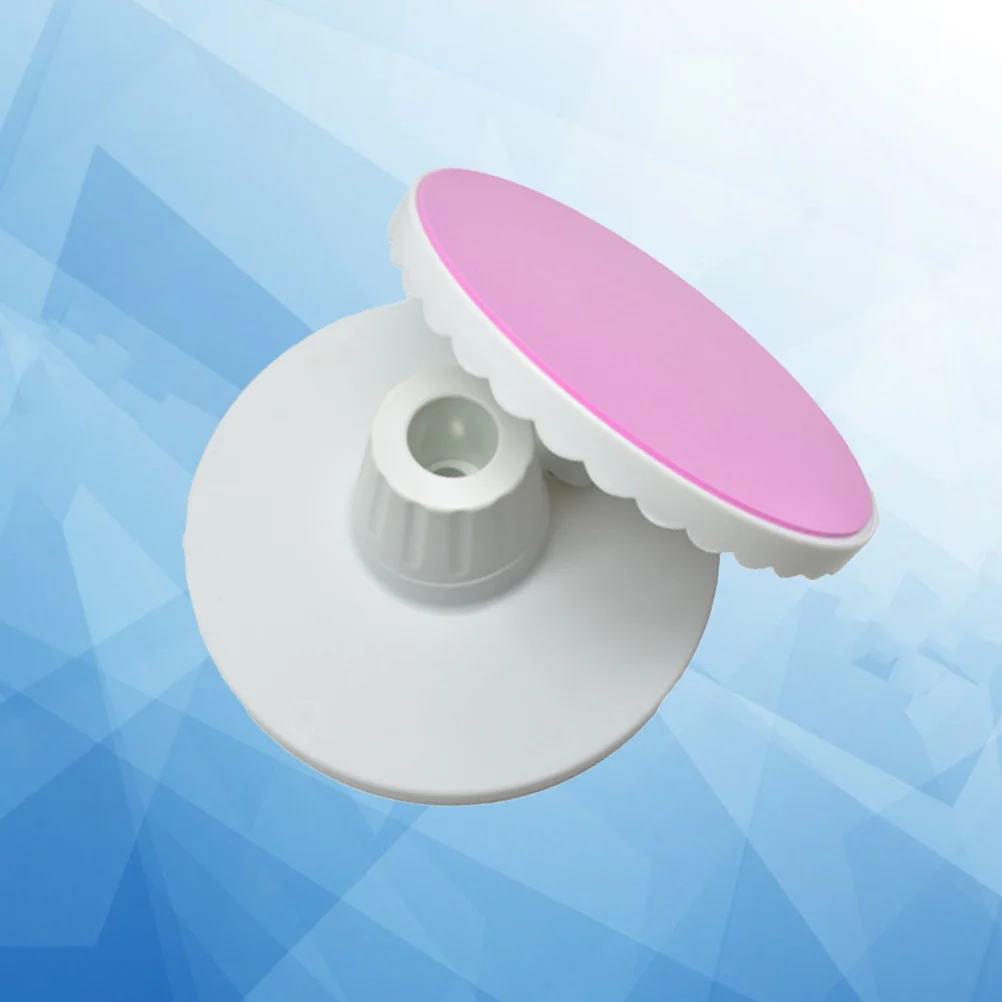 1Pcs Plastic Revolving Cake Stand Rotating Turntable Inclinable Platform for Decorating Home Bakery Plastic Cake Stand