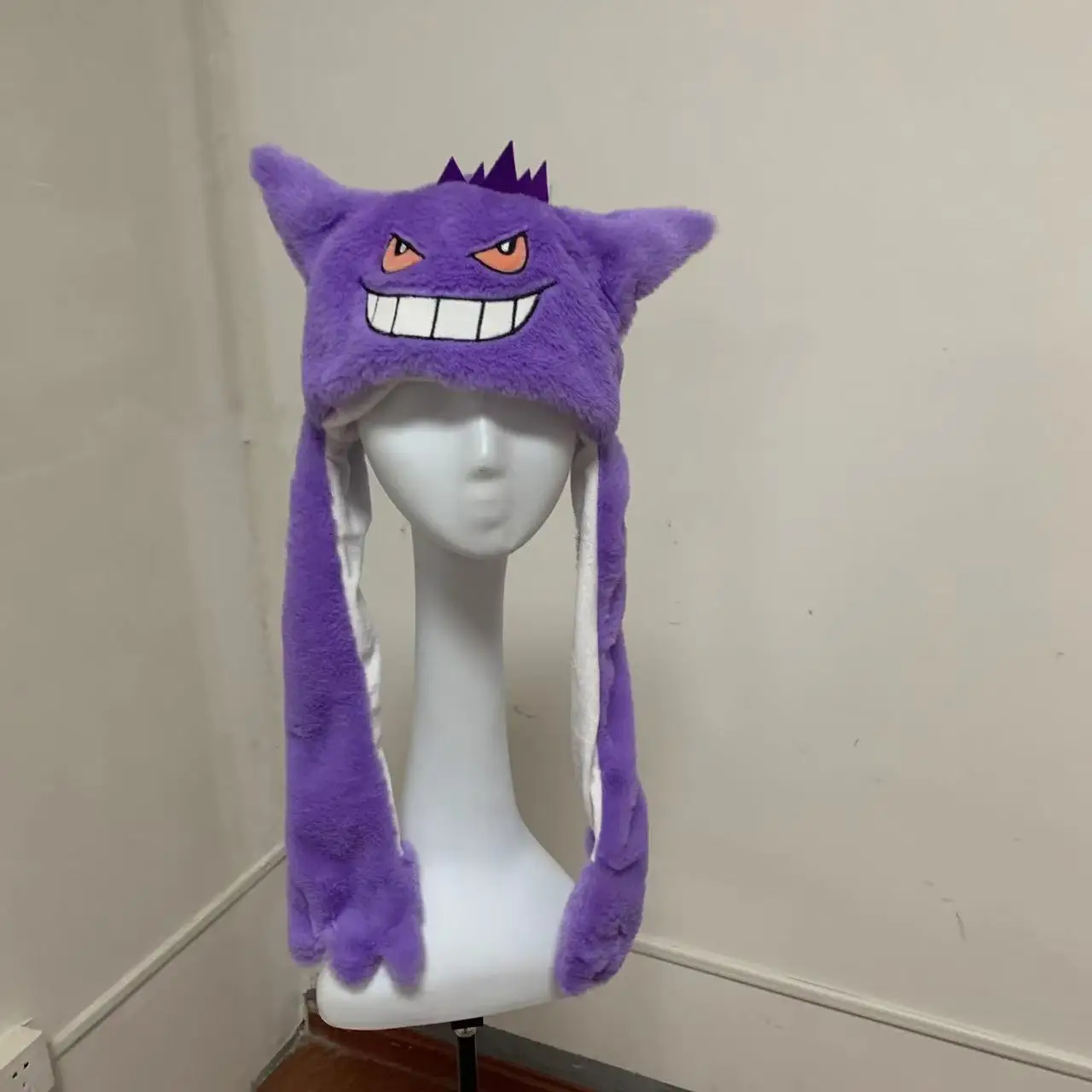 10-pieces-lot-pokemon-gengar-ronflex-canard-bonnet-chapeau-oreillette-oreilles-mobiles-decontracte-animal-casquette-bonnets-cadeau