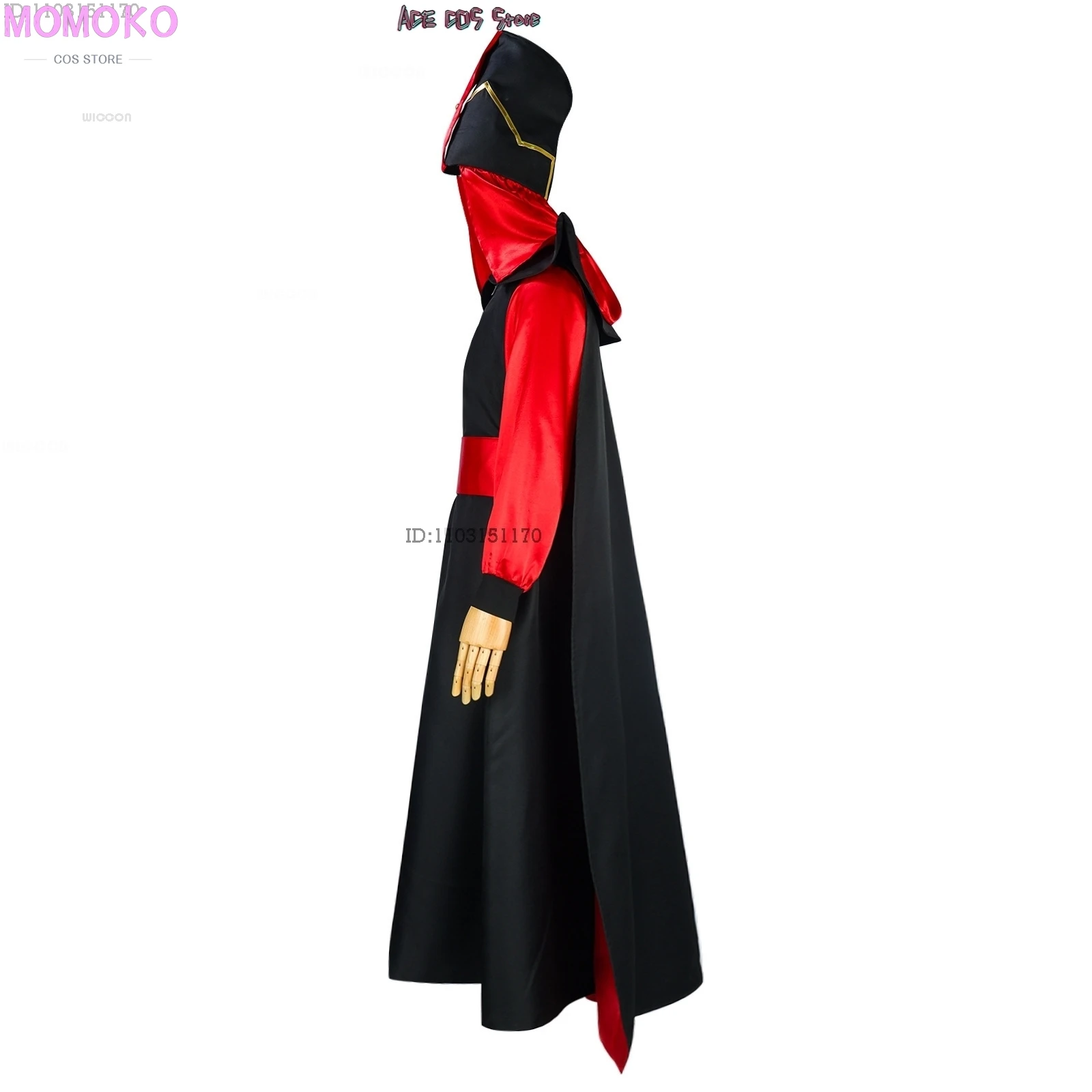 Anime Movie Fairytale Sorcerer Jafar Cosplay Costume Arab Outfits Set Halloween Fancy Suit Party Hat Villian Beard Roleplay