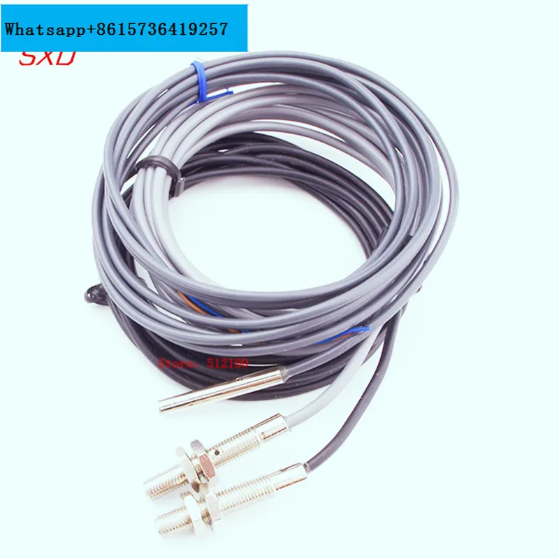 

5PCS M4 M5 M6 Proximity Switch Sensor DC NPN/PNP LJ4A3-1-Z/BX LJ4A3-1-Z/BY Three-Wire NPN Usually Turns 12V24V Induction Switch